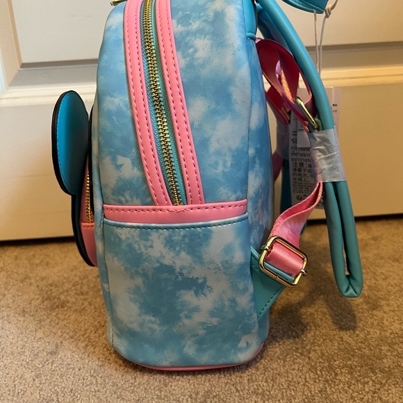 New unused Disney Parks Eats Collection Macaron Loungefly Mini Backpack - Picture 4 of 9